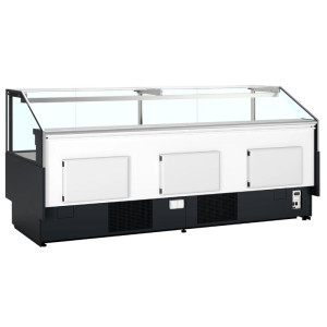 Black Supermarket Refrigerated Display Case - 627 L - TEFCOLD