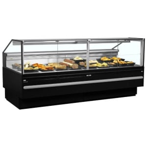 Black Supermarket Refrigerated Display Case - 627 L - TEFCOLD