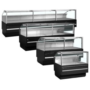 Black Supermarket Refrigerated Display Case - 627 L - TEFCOLD