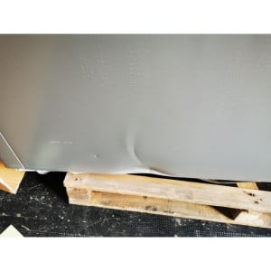 Nerūsējošā tērauda izskata saldētava ar stikla bīdāmām durvīm - 500 L - TENSAI