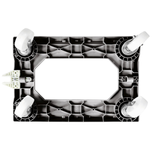 Socle Ritošais 4 Grozāmie Riteņi - Tērauda Šasija - Melns