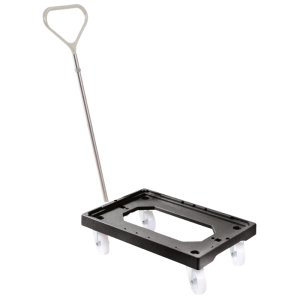 Socle Ritošais 4 Grozāmie Riteņi - Tērauda Šasija - Melns