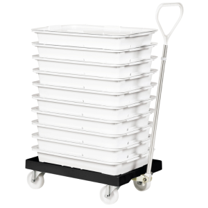 Socle Ritošais 4 Grozāmie Riteņi - Tērauda Šasija - Melns