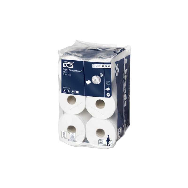 Papier Toilette Blanc Tork SmartOne - Lot de 12 Papier Toilette Blanc Tork SmartOne - Lot de 12