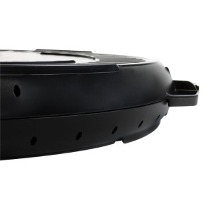 Apaļā atkārtoti lietojamā kaste - Ø 330 mm - Melna - Komplektā 10 - Gilac