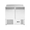 Star Refrigerated Saladette - 2 Doors with Opening Top