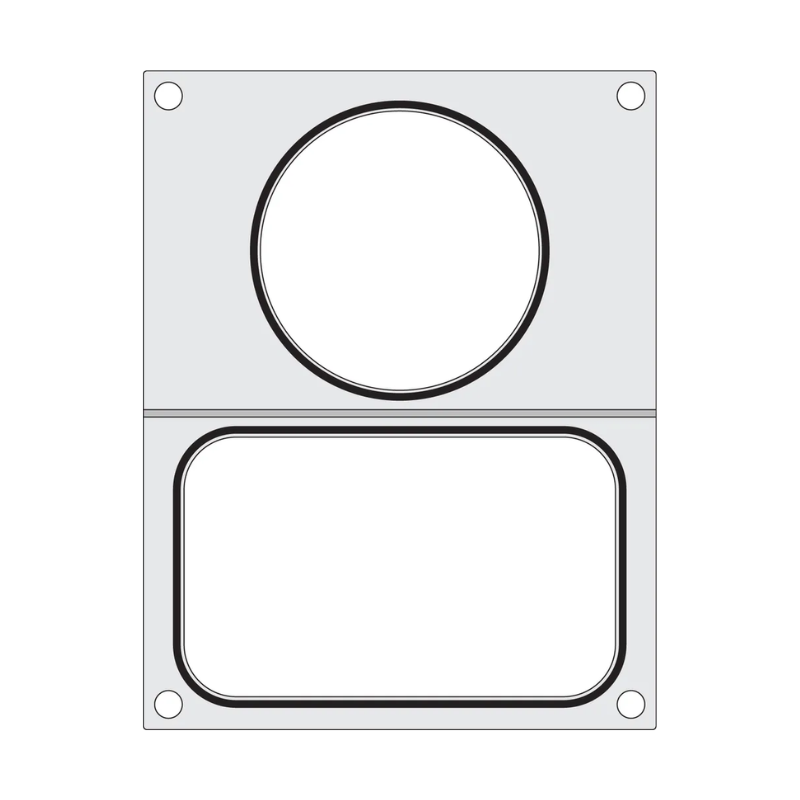 Matrice de Scellage pour Scelleuse Manuelle - Compartiments Rond et Rectangle