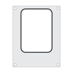 Blīvēšanas matrica manuālajam blīvētājam - 187 x 137 mm - HENDI