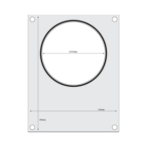 Sealing Matrix for Manual Sealer - 1 Round Compartment - HENDI