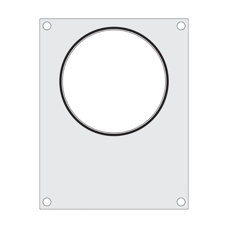 Blīvējuma matrica manuālajam blīvētājam - 1 apaļš nodalījums - HENDI