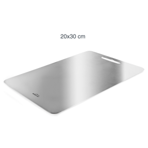 Stainless Steel Cutting Board 18/10 - 200 x 300 mm - Thickness 2.5 mm