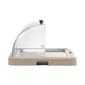 Vitrine Buffet ar Bīdāmu Vāku UNIQ - Bēšs - HENDI