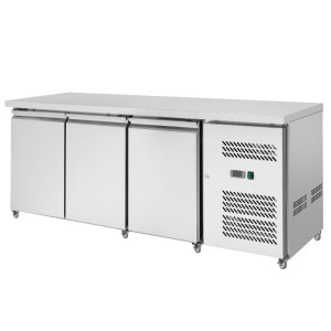 Table Refridžerators Pozitīvs Dziļums 600 - 3 Durvis - Dynasteel