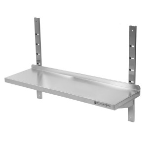 Nerūsējošā tērauda sienas plaukts - L 1500 x P 300 mm - Dynasteel