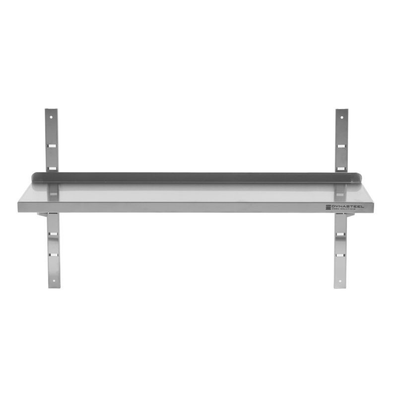 Nerūsējošā tērauda sienas plaukts - L 1500 x P 300 mm - Dynasteel