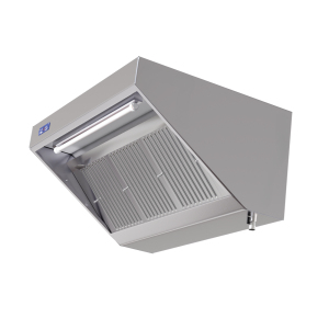 Hotte Snack Complète 900 - Garums 1600 - Motors, Led un Variators - Dynasteel