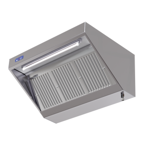 Hotte Snack Complète 900 - Garums 1600 - Motors, Led un Variators - Dynasteel