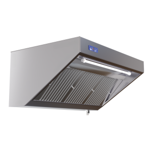 Hotte Snack Complète 900 - Garums 1600 - Motors, Led un Variators - Dynasteel