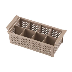 Profesionālā trauku mazgājamā mašīna ar skalošanas šķidruma un mazgāšanas līdzekļa dozatoru un iztukšošanas sūkni - 50 x 50 cm -