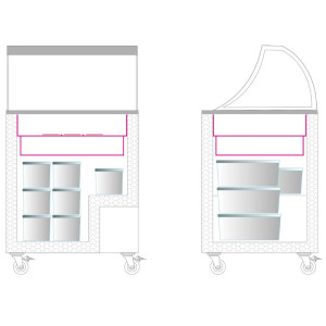 Saldējuma saldētava - 296 L - TEFCOLD