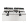Friteuse Professionnelle - 2 x 10 L - Dynasteel