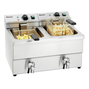 Professional Deep Fryer Imbiss II - 2x8 L - Bartscher