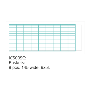 Vitrine ar statisko saldējumu - 9 x 5 L