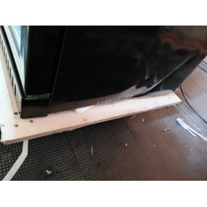 Aizmugurējais bārs Ledusskapis Skinplate - 3 bīdāmās stikla durvis - 328 L - Dynasteel