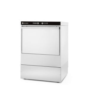 Lave-Vaisselle 6600 W - Doseur de Liquides - Pompe de Vidange - 50 x 50 cm - HENDI