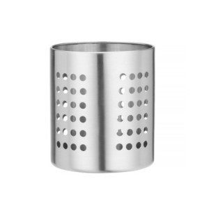 Stainless Steel Cutlery Holder - ⌀ 110 mm - HENDI