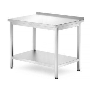 Profi Line sienas darba galds ar plauktu - D 700 x P 1000 mm - HENDI
