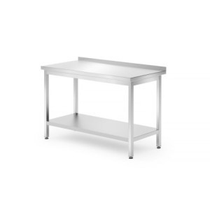 Profi Line sienas darba galds ar plauktu - P 700 x L 1200 mm - HENDI