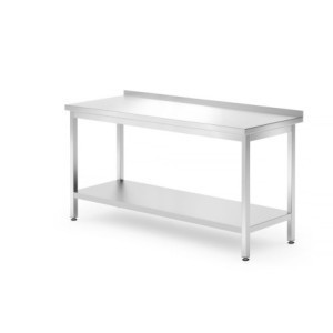 Profi Line sienas darba galds ar plauktu - P 700 x L 1600 mm - HENDI