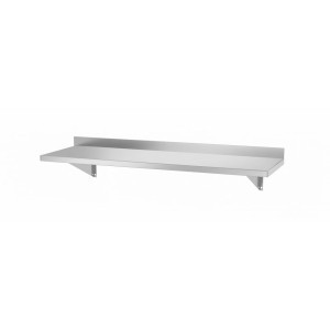 Wall Shelf with 2 Brackets - L 1000 x 300 mm - HENDI