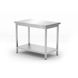 Centrālais darba galds Kitchen Line ar plauktu - P 600 x L 1000 mm - HENDI