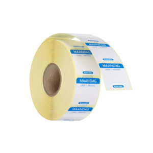 Izsekojamības etiķetes Pirmdiena - Rullis 1000 - HENDI