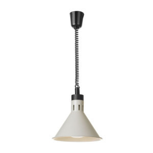 Lampe Chauffante Koniska Regulējama - Balta - HENDI