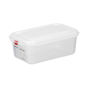 Bac GN 1/4 Transparent in PP - 2.8 L - HENDI