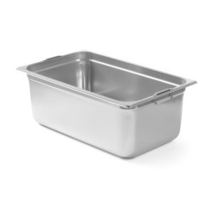 Bac GN 1/1 with Foldable Handles - H 100 mm - HENDI