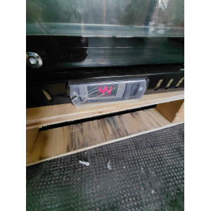 Aizmugurējais bārs ar dzesēšanu Skinplate - 3 stikla veramās durvis - 328 L - Dynasteel