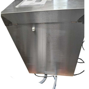 Profesionālā trauku mazgājamā mašīna ar skalošanas šķidruma un mazgāšanas līdzekļa dozatoru - 40 x 40 cm - Dynasteel