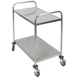 Chariot Inox à 2 Plateaux - Reconditionné