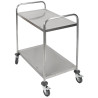 Stainless Steel Trolley with 2 Shelves - Refurbished