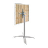 Square Bistro Table with Tilting Ash Top - 600 Reconditioned