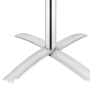 Square Bistro Table with Tilting Ash Top - 600 Reconditioned