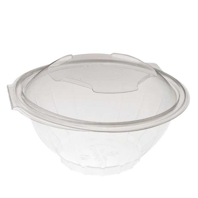 Set of 50 Medium Transparent Bowls with Lid - 75 cl Set of 50 Medium Transparent Bowls with Lid - 75 cl