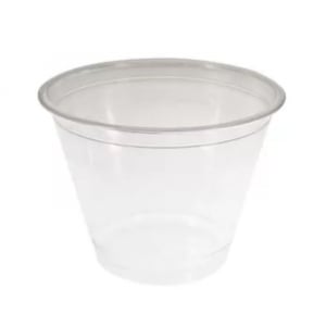 Caurspīdīgs plastmasas pods - 270 ml - komplekts no 50
