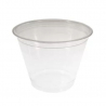 Caurspīdīgs plastmasas pods - 270 ml - komplekts no 50