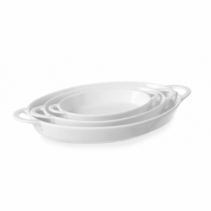 Ovaals forma tapas šķīvis - 165 x 105 mm