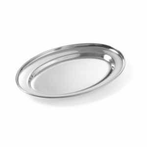 Plata Ovale no nerūsējošā tērauda - 240 x 170 mm - Zīmols HENDI - Fourniresto